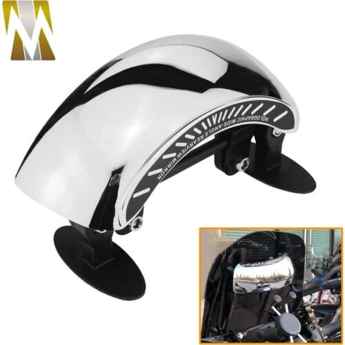 For BMW R1200GS LC ADV R1250GS Adventure Honda AFRICA TWIN CRF1000L PCX 150 125 180 Degree Safety Rearview Mirror Full Rear View