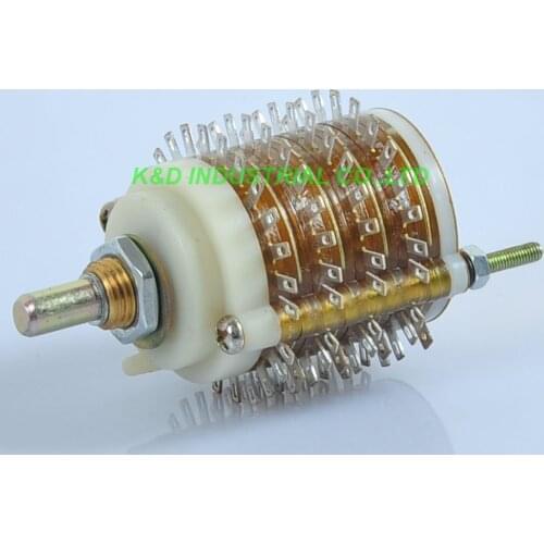 1pc 4P 24Step Rotary Switch Attenuator Volume Control for Electric Guitar Parts