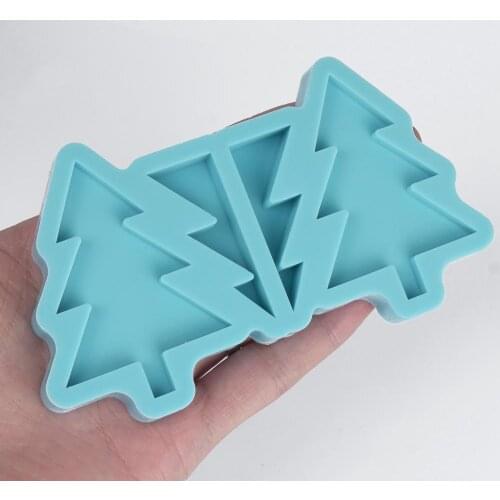 1 Piece Blue Silicone Mold Christmas Tree Mold Christmas Ornament Mold 10342850