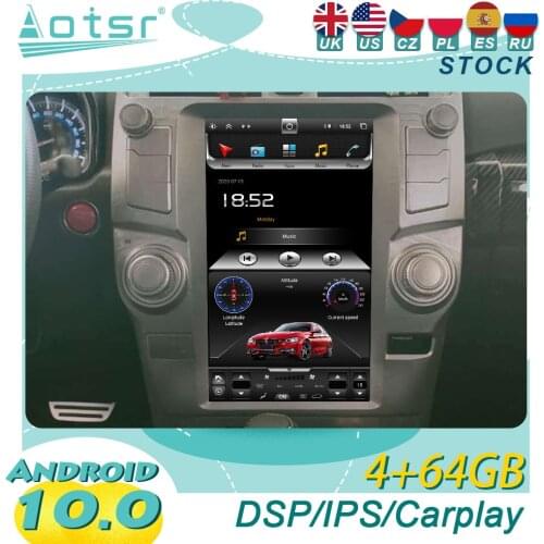 13.6 Inch For Toyota 4 Runner 2009-2019 Android 10.0 4+64GB Tesla style Car GPS Navigation Multimedia Player Radio Carplay