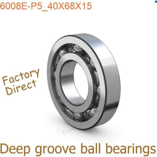 40mm Diameter Deep groove ball bearings 6008 E/P5 40mmX68mmX15mm Open ABEC-5 CNC,Motors,Engines,AUTO,Motorcycles,Roller skates