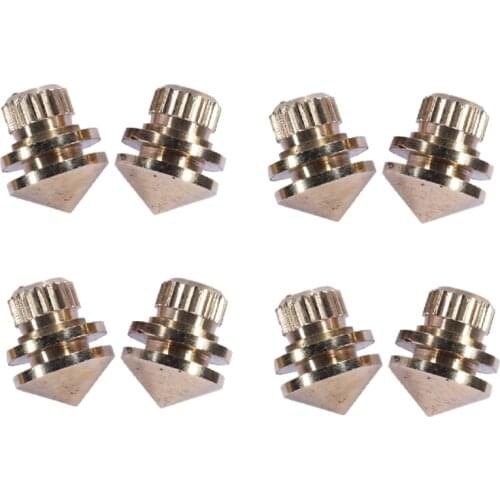8 Pieces/Set Speaker Spike Bracket Feet Audio Speaker Bracket Shock Absorber Nail Base Pad Hifi Speaker Feet Nail