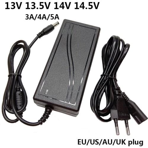 13V 13.5V 14V 14.5V AC DC Adapter Power Supply 3A 4A 5A EU US UK AU Cable Plug Switching Adaptor 5.5*2.5mm Converter