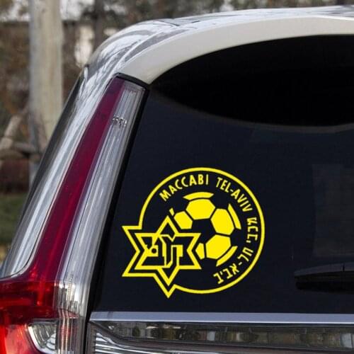 Car Stickers Isreal Maccabi Tel Aviv Creative Decoration Decals For Auto Tuning Styling Vinyls D30