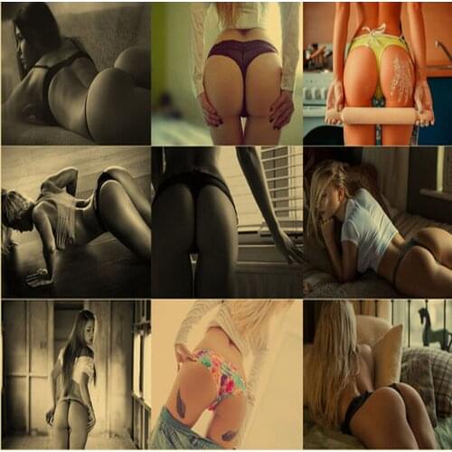 Women Printed Posters Sexy Girl Pictures Poster and Prints Painting Modern Wall Art for Living Room Bedroom Bar Decoration