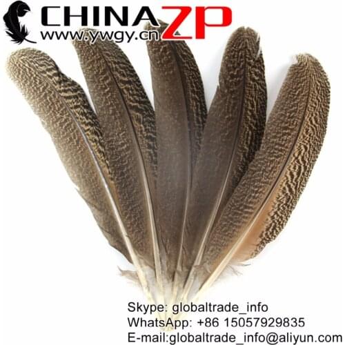 CHINAZP Feather Size from 14" to 16" (35~40cm) 100pcs/lot Featured Quality Natural Peacock Wing Quills Feathers Craft Decoration