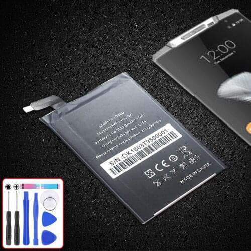 For OUKITEL K10000 MTK6735P Replacement Cell Phone Batteries For OUKITEL K10000 MTK6735P 10000mAh Battery