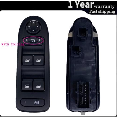 Car Driver Side Window Lifter Regulator Control Switch Console For Peugeot 208 308 408 2008 Car Accessories 2009-2013 98060866ZE