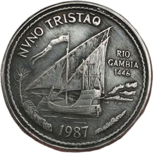 1987 Portuguese Commemorative Coin República Portuguesa Socse Coin Collection Souvenirs Home Decoration Crafts Ornaments Gift