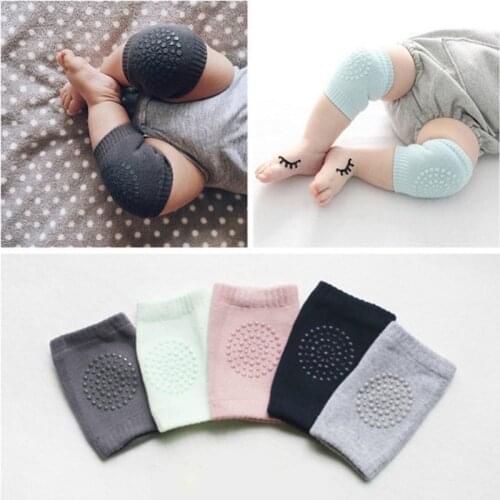 Hot baby knee pads childrens leggings knee protectors leg warmers polainas crawling elbow cushion infant toddlers knees protect