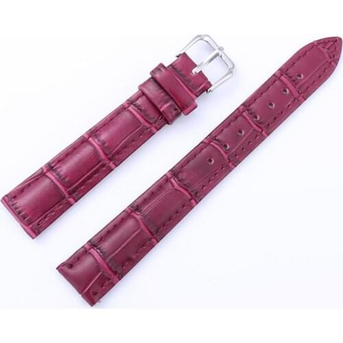 Man Woman Watch Strap Colors Buckle Watch Band Leather Bracelet 12mm-24mm Leather Strap With Box Tool Support Dropshipping