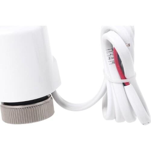 AC 230V Normally Closed NC M30*1.5mm Electric Thermal Actuator IP54 for Underfloor Heating TRV Thermostatic Radiator -Valve