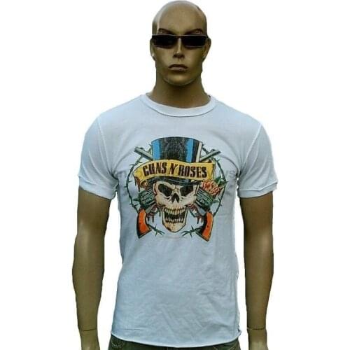 Rare AMPLIFIED Vintage GNR G. n Roses Pirat Skull Rock Star T-Shirt S M L XL XXL