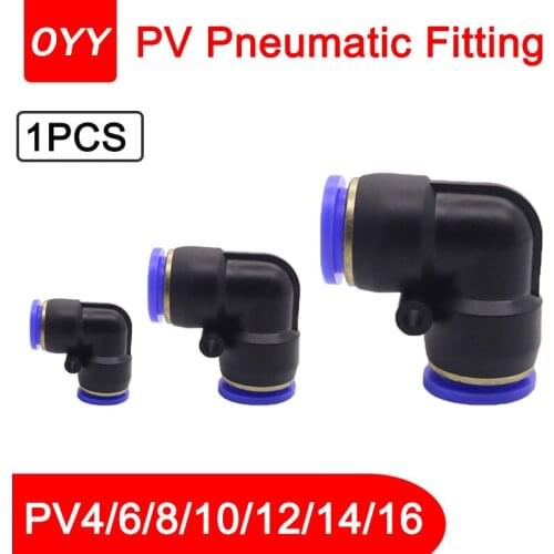 1PCS PV4 PV6 PV8 PV10 PV12 PV14 PV16 Pressure Regulator Pipe Throttle Valve Compressor Accessories Pneumatic Fitting
