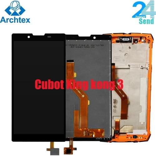 For Original Cubot King Kong 3 LCD Display+Touch Screen Digitizer Assembly Replacement +Tools +Frame 5.5 inch