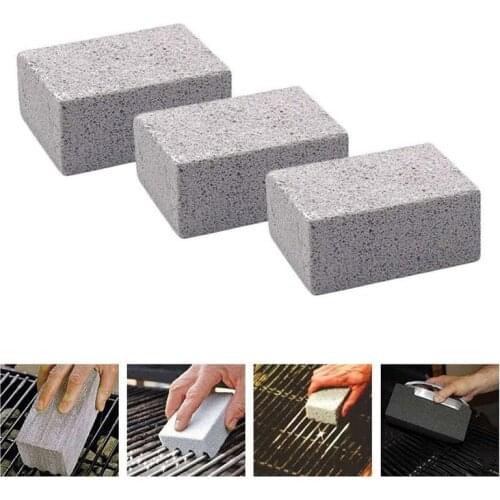 1pcs BBQ Grill Cleaning Brick Block Barbecue Racks Cleaning Stone Stains Grease Cleaner Tools Kitchen Gadgets