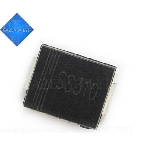 10pcs/lot 30BQ100TRPBF 30BQ100PBF SR3100 SS310 SMC 30BQ100 100V 3A V3J SMC/DO-214AB Best quality In Stock