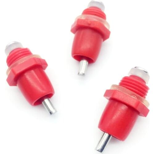 100 Pcs Spring Type Chicken With Nipple Drinking Water Red High Quality Drinking Fountain Poultry Farming Equipment