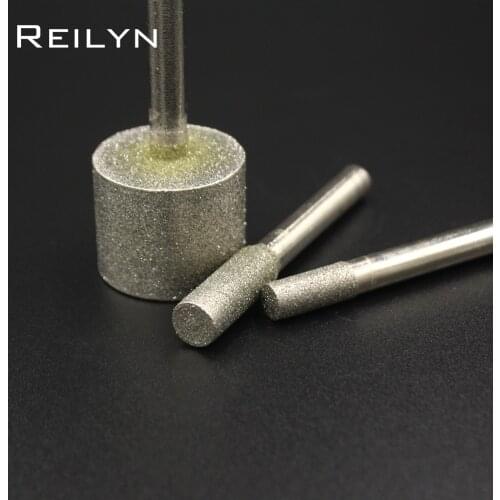 120# 6mm 6mm-30mm Grinding Head Diamond Grinding Head Emery grinding bits for diamond production
