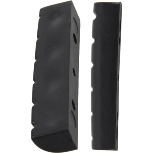 2Pcs Xl Black Self-Lubricating Slotted Nut - Pt606000 & Pt500000