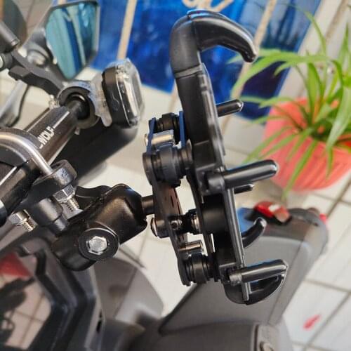 Motorcycle Mobile Phone Bracket Shockproof Electric Vehicle Navigation to Reduce for 10 Ma 5-piece