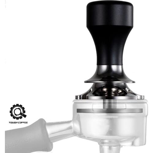 53mm 304 stainless steel espresso pressure calibrated depth adjustable flat base coffee tamper