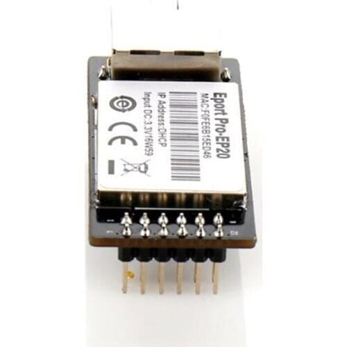 ANDDEAR-ZY23 Pro EP20-Pin Linux Network Server Port TTL Serial to Ethernet Embedded Module DHCP 3.3V TCP IP Telnet