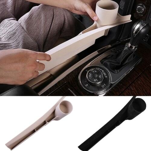 Black Beige Car Interior Central Gear Storage Organizer Card Phone holder Cup Holder For Nissan Patrol Y62 Armada