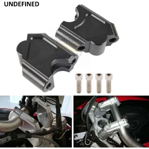 Motorcycle Accessories Handlebar Riser Kit Black Moves Bar Up For BMW F650GS F700GS 2008 2009 2010 2011 2012-2017 UNDEFINED