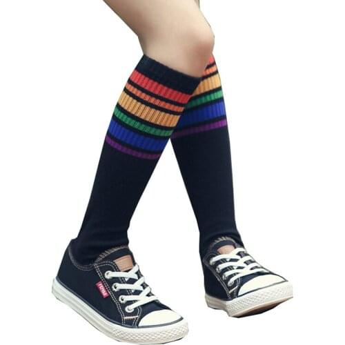 Cotton Blend Girls Stockings 3-6y Children Tights Knee Length Kids Clothes Accessories