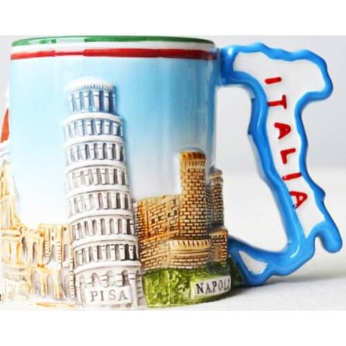 European Building Relief Ceramics Mugs coffee mug Milk Tea office Cups Drinkware the Best birthday Gift