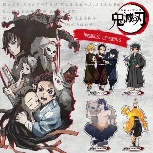 Anime Demon Slayer Acrylic Figures Stand Model Toys Desk Action Figures Comic Exhabition Decor Ornaments Collection Gifts 16cm