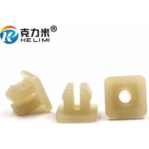KE LI MI Natural 9mm nut grommet clamp nylon fixeding clips for car lights buckle retainers snaps
