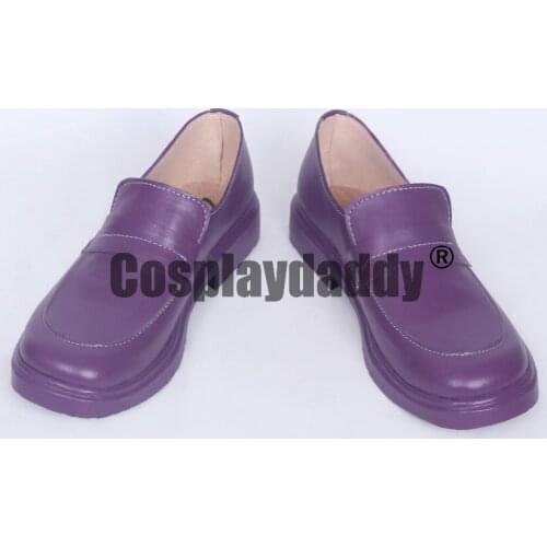 No Game No Life Shiro Daily Purple Cosplay Shoes S008