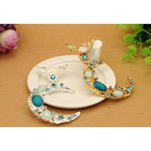 Hot Sale 5pcs DIY Fashion charms Moon Goddess Alloy Shoe Clothing Jewellery accessories Cell phone Cosmetology necklaces key