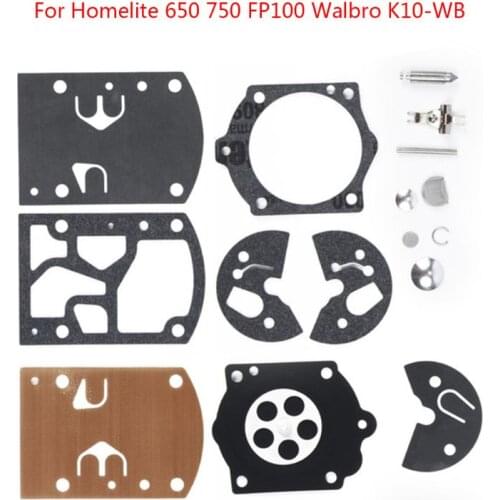Carburetor Repair Kit For Homelite 650 750 FP100 Walbro K10-WB Carburetor Replacement Garden Tools for Poulan/Weedeater