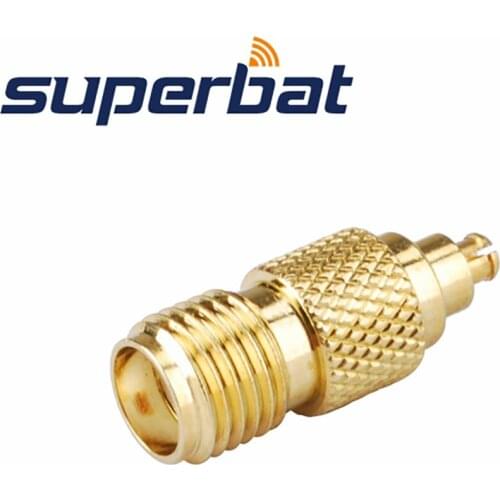 Superbat SMA to MC-Card Adapter SMA Jack to MC-Card Plug Straight Adapter RF Coaxial Connetor