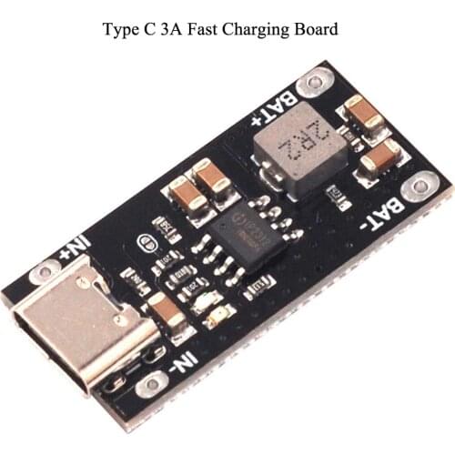 USB Type C 3A Fast Charging Board IP2312 Polymer Ternary Lithium Battery Input High Current Mode Electronic Components Accessory
