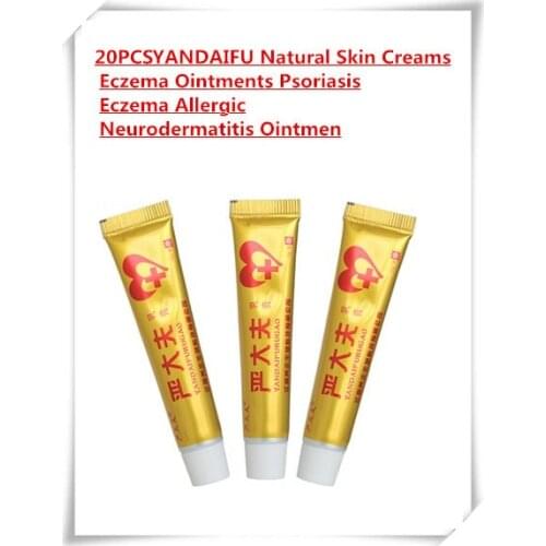 20PCS Psoriasis Dermatitis and Eczema Pruritus Psoriasis Skin Problems Creams (Have products retail box)