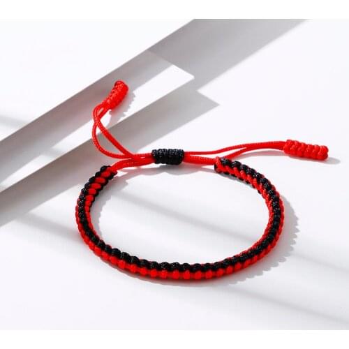 20 Colors Charm Tibetan Bracelets Handmade Lucky Knot Braided Thread Amulet Bracelet Buddist Jewelry For Women Men Best Friend