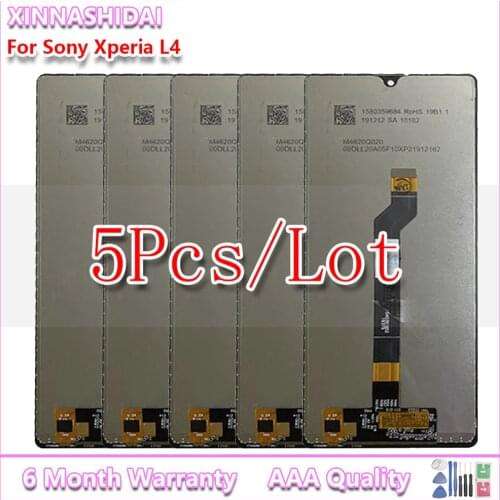 5PCS For Sony Xperia L4 LCD Display Touch Screen Digitizer Assembly Display Replacement For Sony L4 LCD