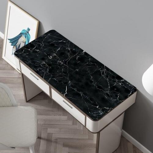 1.5mm Thick Modern Marble Pvc Table Cover Home Textile Waterproof Placemats Oil Cloth Soft Glass Tablecloth Placemat Pad Mats