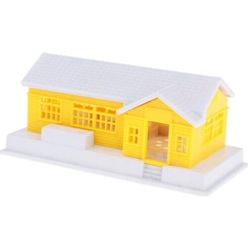 1:87 Scale Modern Miniature Building House DIY Sand Table Railway Diorama dollhouse style unique design Perfect for DIY