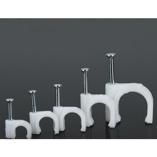 100 pieces/batch round 4mm 6mm 8mm 10mm bag pin-line plastic clamping wire plastic clamping wire clasp