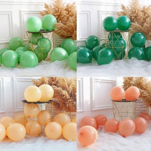 20pcs 10inch Retro Matte Thicken Balloon Blush Latex Balloons Wedding Baby Shower Birthday Party Decorations Air Helium Globos