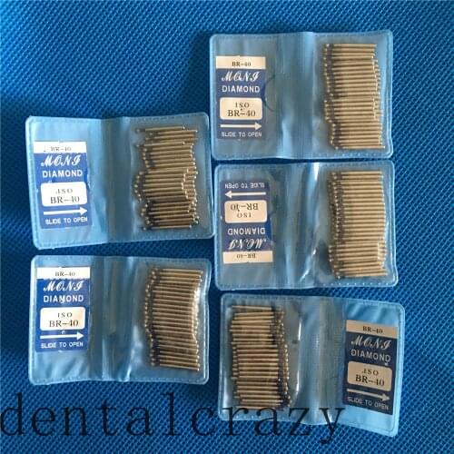 250PCS/5BAGS Dental Diamond FG High Speed for polishing smoothing BR SERIES 1.6mm 50PCS/BAG PACK SALE