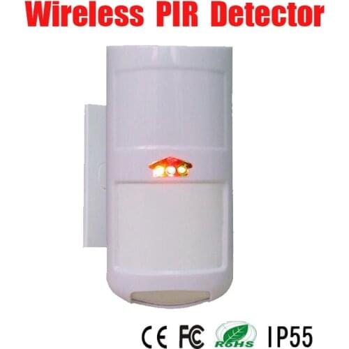 Free shipping Outdoor Wireless 4-Element Pet Immunity PIR Passive Infrared Intrusion Motion Detector IP65 Waterproof Intrude