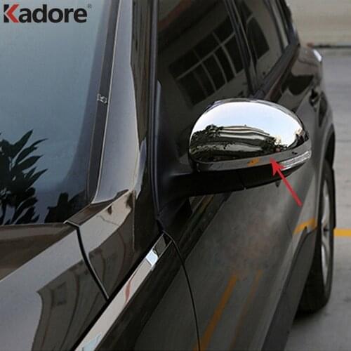 For Volkswagen Tiguan 2009 2010 2011 ABS Chromed Side Door Rearview Mirror Cover Trims Car Exterior Accessories