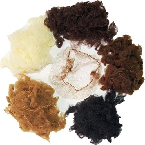 Elastic lines beard cover hair nets sample soft invisible fine mesh color nylon dance hairnets bun cover 100pcs/lot