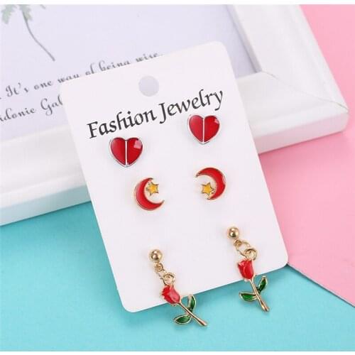 Htzzy Women's Gold Earrings